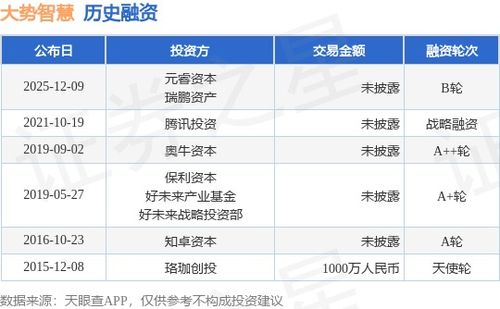 大勢智慧完成B輪融資，元睿資本與瑞鵬資產(chǎn)領(lǐng)投，技術(shù)賦能再升級